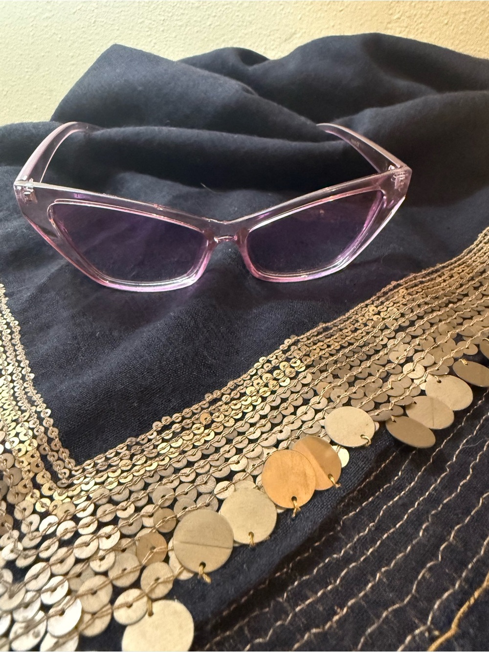 Purple Cat-Eye Sunglasses - Unbranded